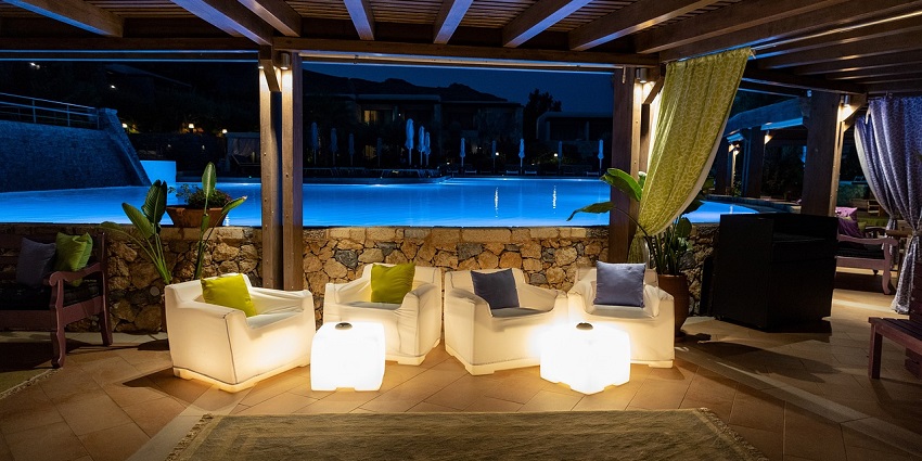 A scene of chic interiors and ambient lighting at Spot 9 Restro Lounge, a trendy place