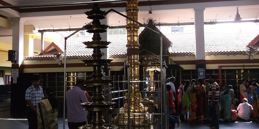 Inside view of Sree Ayyappan Temple, one of the famous temples in Anna Nagar.