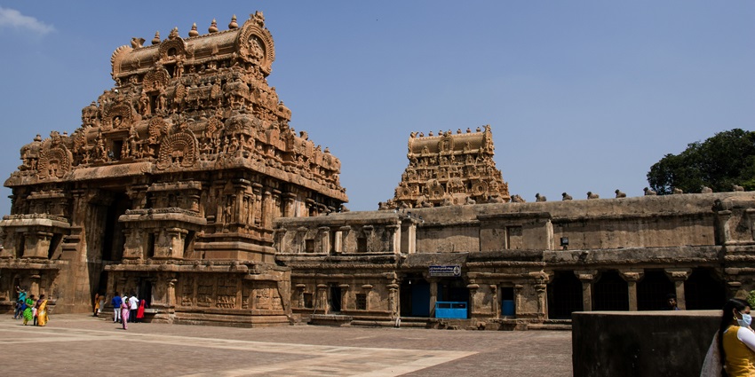A serene view of the Sri Ayyappan spiritual attraction elegantly nestled in Tamil Nadu.