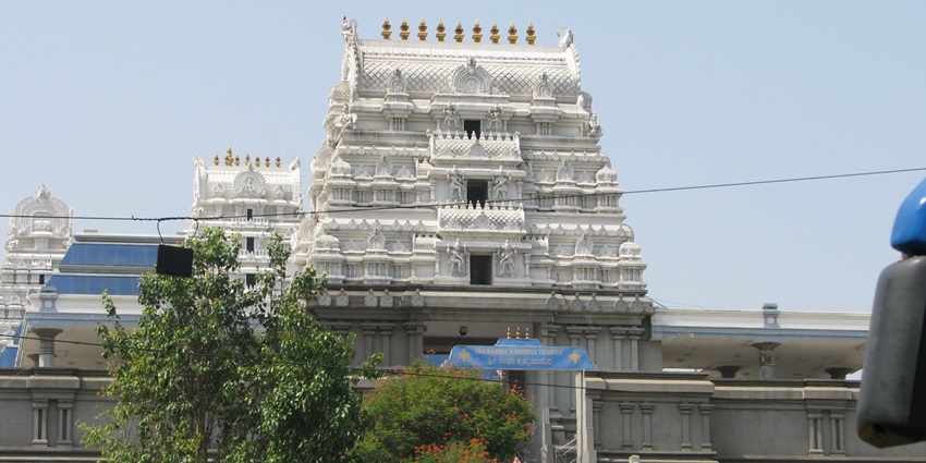 Sri Krishna Temple in Indiranagar, Bangalore, offers stunning architecture and serenity.