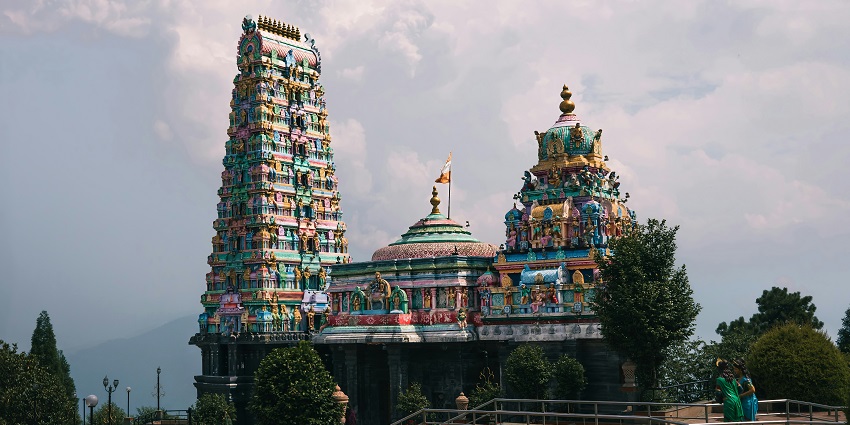 A view of Sri Prathyangira Devi Temple in Sholinganallur, one of the top temples in ECR.