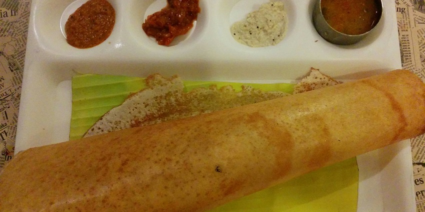 Popular restaurant known for authentic South Indian vegetarian fare.