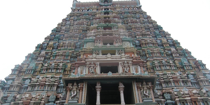 Explore the intricate architecture of Srivilliputhur Temple, dedicated to Lord Vishnu.