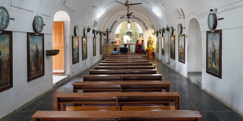 St. Mary's Basilica is a Gothic-style church with towering spires and stunning stained-glass windows.