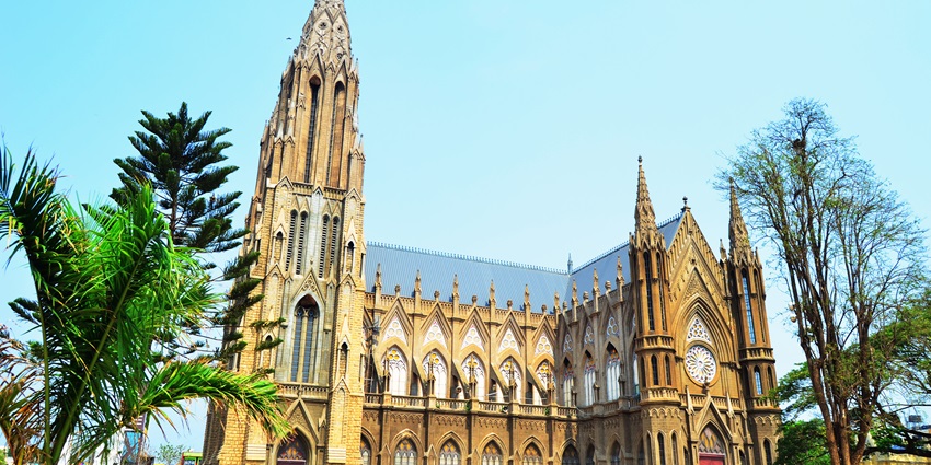 St. Philomena’s Church is one of the places to visit near Bandipur, Karnataka.