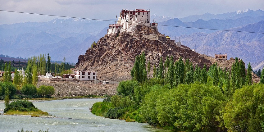Stakna Monastery is one of the famous monasteries in Ladakh, Jammu and Kashmir.