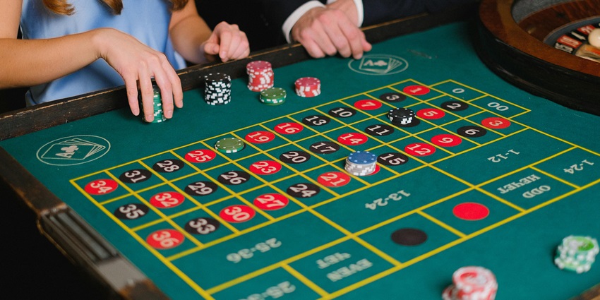 A family playing at Stanley Anabella Casino in Bristol UK