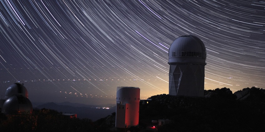 View of the night sky from the Starscapes Observatory and Experience Centre, Madikeri