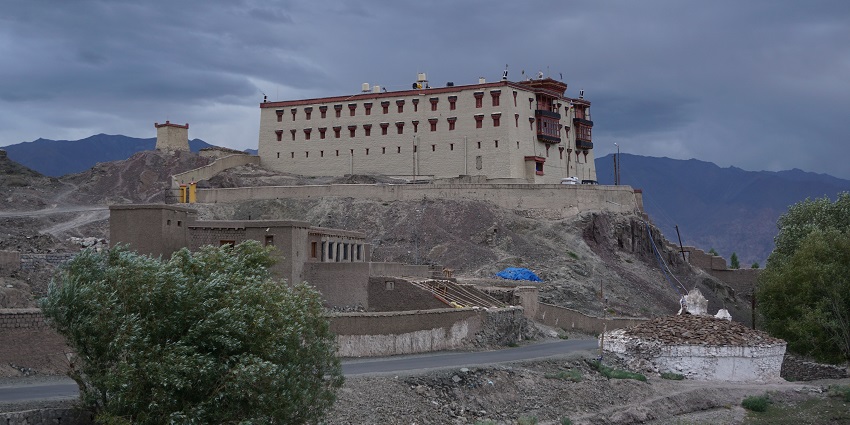 The royal family of Ladakh currently resides at Stok Palace which has ancient manuscripts