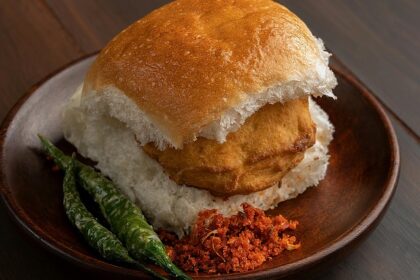 An image of Pav is a soft, fluffy bread adding a delightful texture to these spicy dishes.