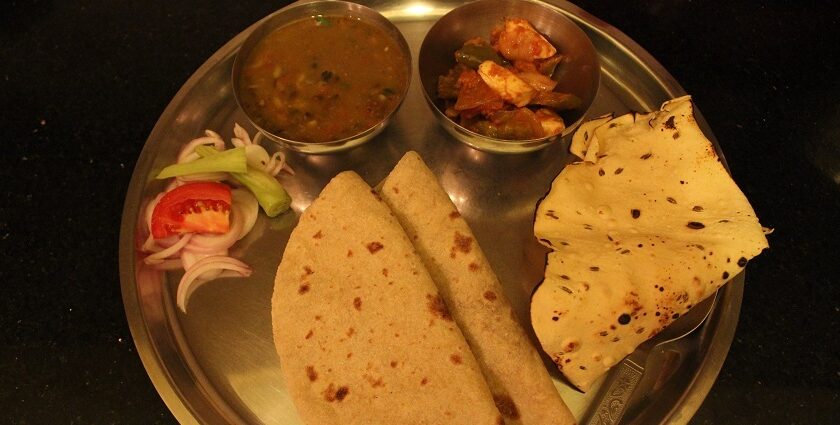 Snapshot of the delicious Punjabi thali the queen of street food in Ludhiana