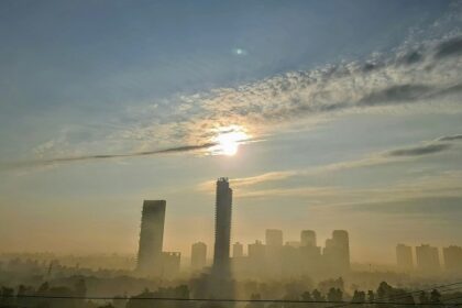 Skyline of Gurugram.