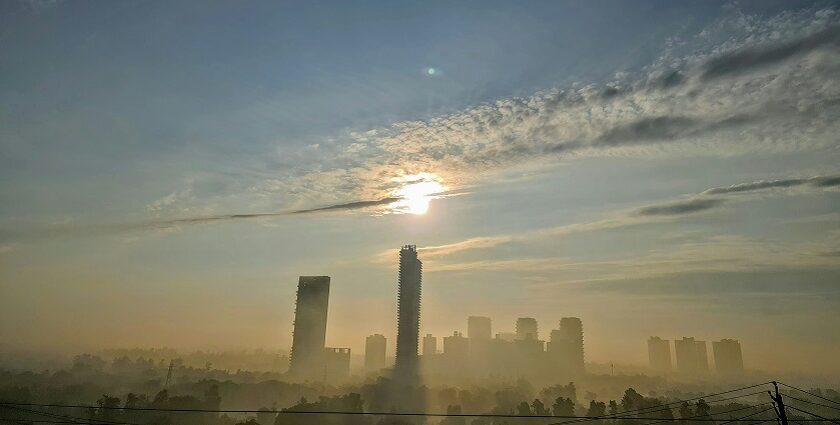 Skyline of Gurugram.