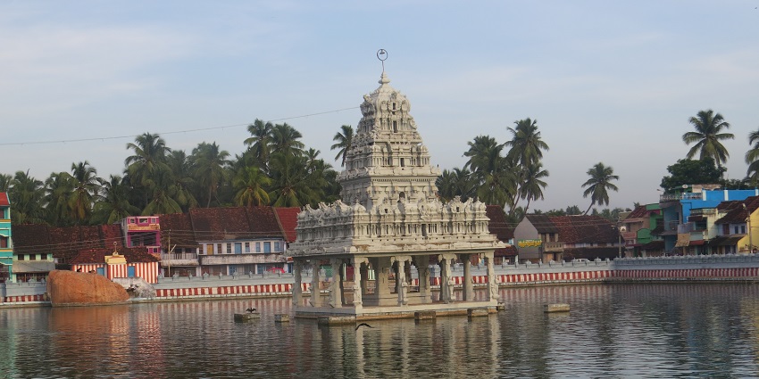 The trinity is worshipped in this temple near Nagaraja Temple.