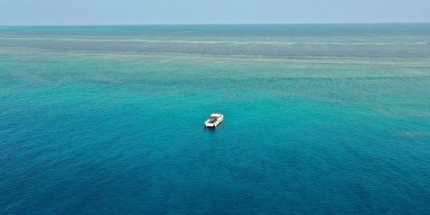 A view of sprawling Suheli Par, one of the famous places for snorkelling in Lakshadweep.