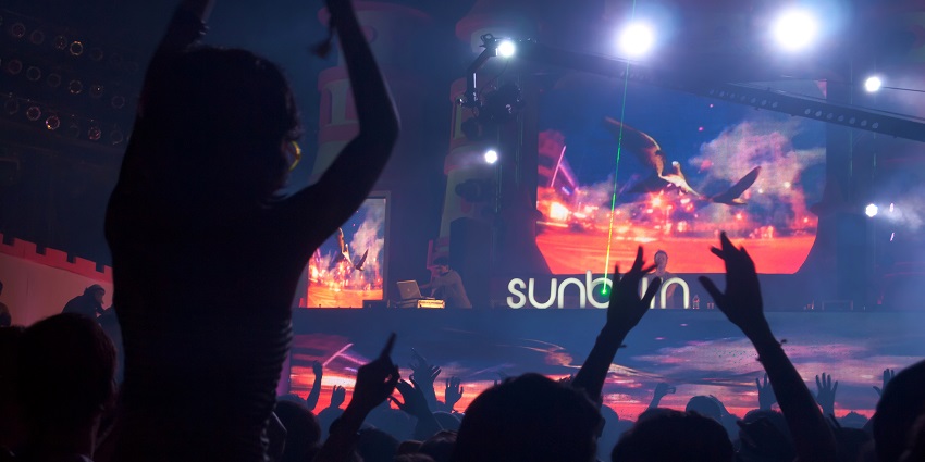 Sunburn, one of the biggest among Mumbai music festivals.