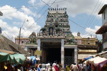 The picturesque beauty and splendor of Swamimalai temple.