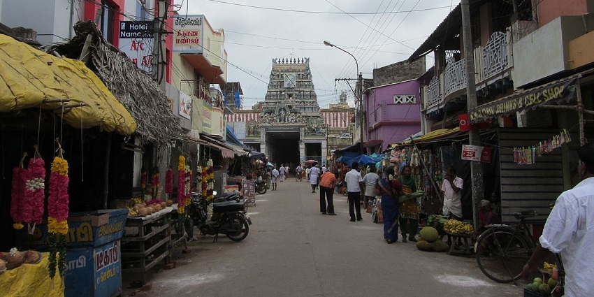 Amazing location where the Swamimalai Temple is located.