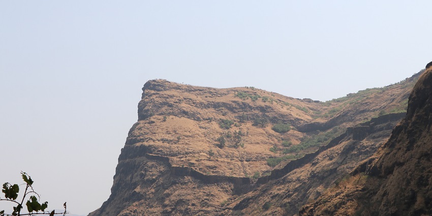 Takmok Tok cliff with stunning views and historical significance in Maharashtra