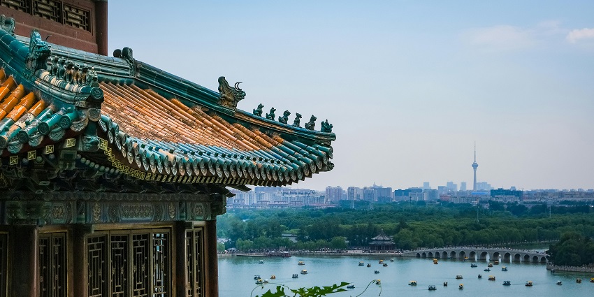 A picture of Ujung Water Palace with architecture, decorations, and intricate details.