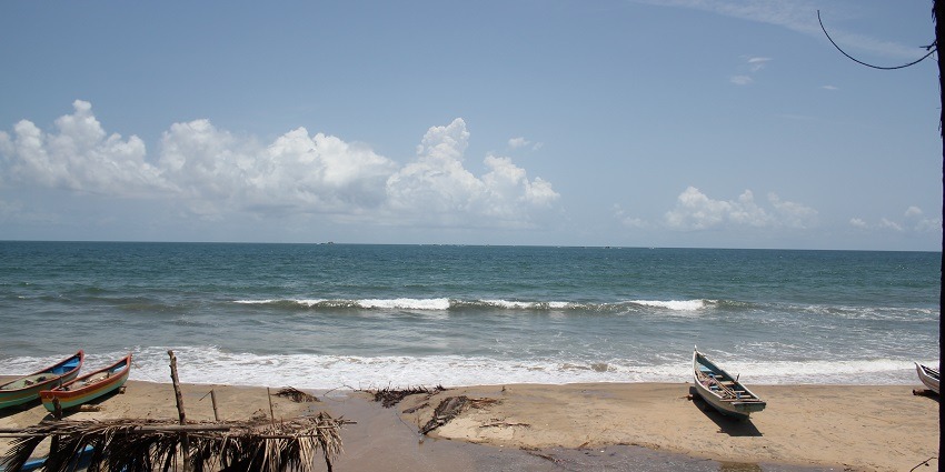Tarkali Beach, one of the secluded and beautiful beaches in the region offering relaxation