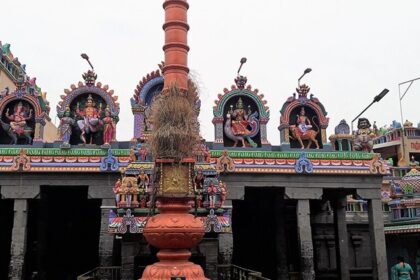 Image of the Sri Vedapureeswarar Temple, one of the best temples in Avadi