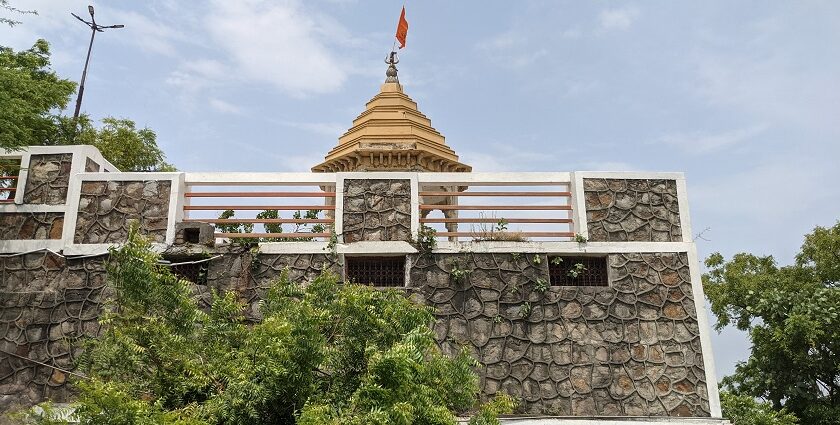 A spectacular sight of a beautiful religious site in Faridabad.