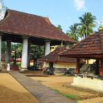 Panoramic view of the beautiful Temples in Lakshadweep amidst the blue lagoon of Indian ocean.