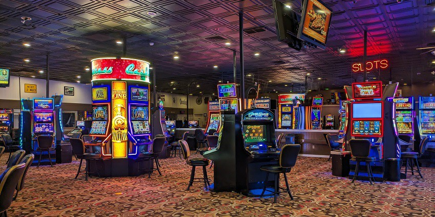 Inside a casino, one of the places to celebrate your bachelor party in Ukraine