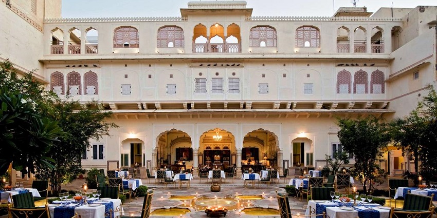 Heritage hotel with royal decor and personalized hospitality experience.