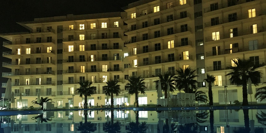 A view of the Gateway Hotel, one of the top party places in Vizag, Andhra Pradesh.