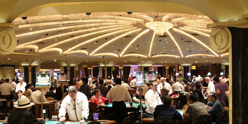 A full house at The Grand Casino in Nepalgunj with table games and slot machines