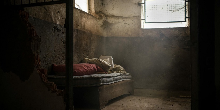 A picture of a room at an house in Gurgaon considered to be haunted