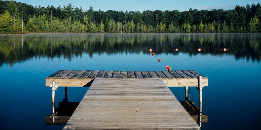 A view of the Lost Lake, one of the scenic places to visit near Gurgaon within 50 kms.