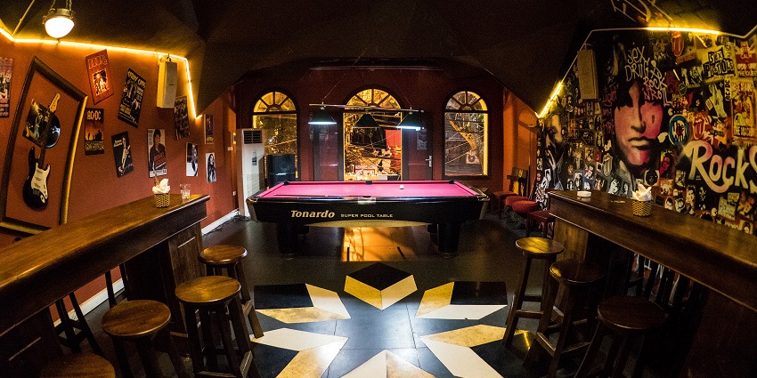 The Red Bar (Hanoi) is known for affordable drinks and a lively crowd.