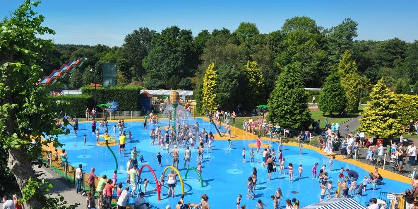 Experience the thrill and enjoy high-speed slides at Splash at one of the water parks.
