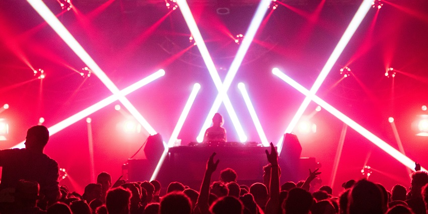 A view of the vibrant and dazzling White Goa, one of the top party clubs in Goa.