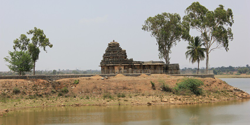 A view of the Bhimeswara Temple which is one of the places to visit near Davangere.