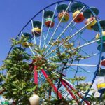 Huge Ferris wheel in one of the famous theme parks in TamilNadu, the VGP Universal Kingdom