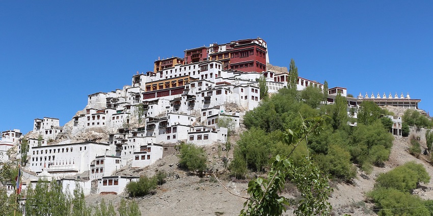 Thiksey Monastery is one of the most beautiful and scenic monasteries in Ladakh with shrines