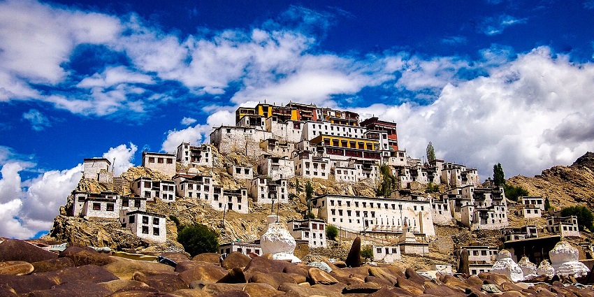 Thiksey Monastery is one of the most stunning places to visit around phyang monastery.