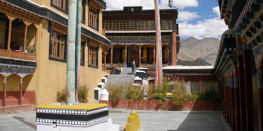 Thiksey Monastery is one of the largest monasteries in Ladakh that’s worth visiting.