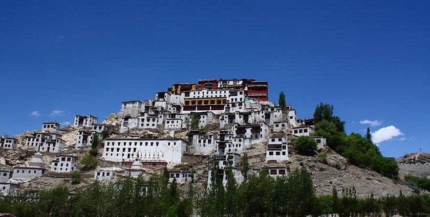 Thiksey Monastery, Ladakh landscape view which looks spectacular.