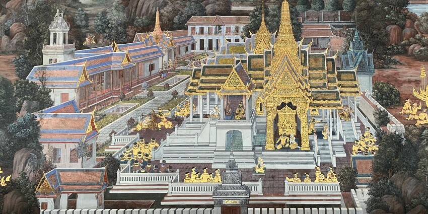 The gate of Nyingma monastery in Bodhgaya, Bihar, leads to a seemingly endless road.
Viewers of this file can see comments and suggestions