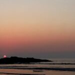 View of Aksa beach at sunset in Mumbai, visiting this is one of the must things to do in madh island