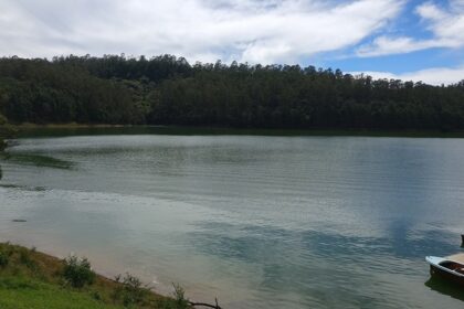 View of Pyara lake, boating here is one of the things to do in Masinagudi