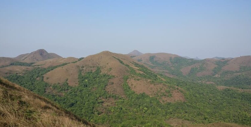 A beautiful and scenic view from the Agani Peak.