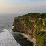 View of the cliff of Uluwatu temple, exploring this temple is a must thing to do in Uluwatu for devotees