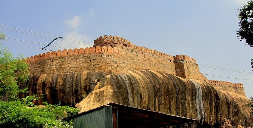 Thirumayam Fort showcasing architecture and regional heritage.