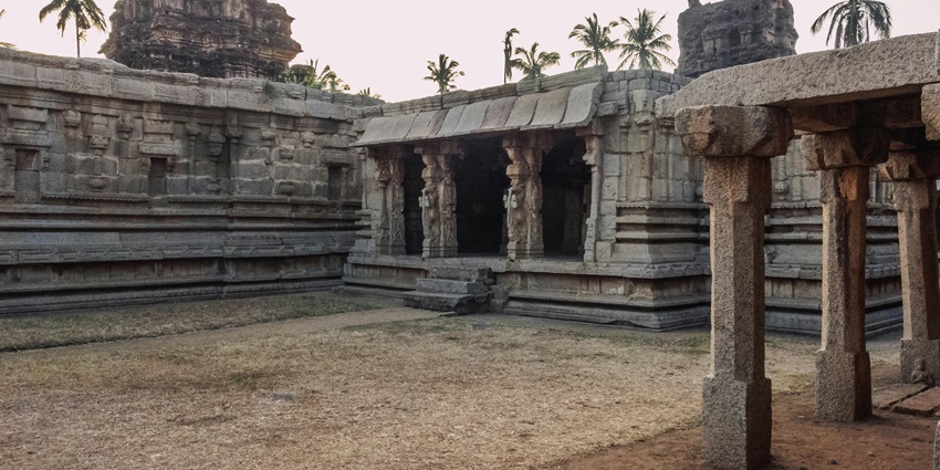 An ancient temple with stone carvings, one of the popular destinations in Madurai.
